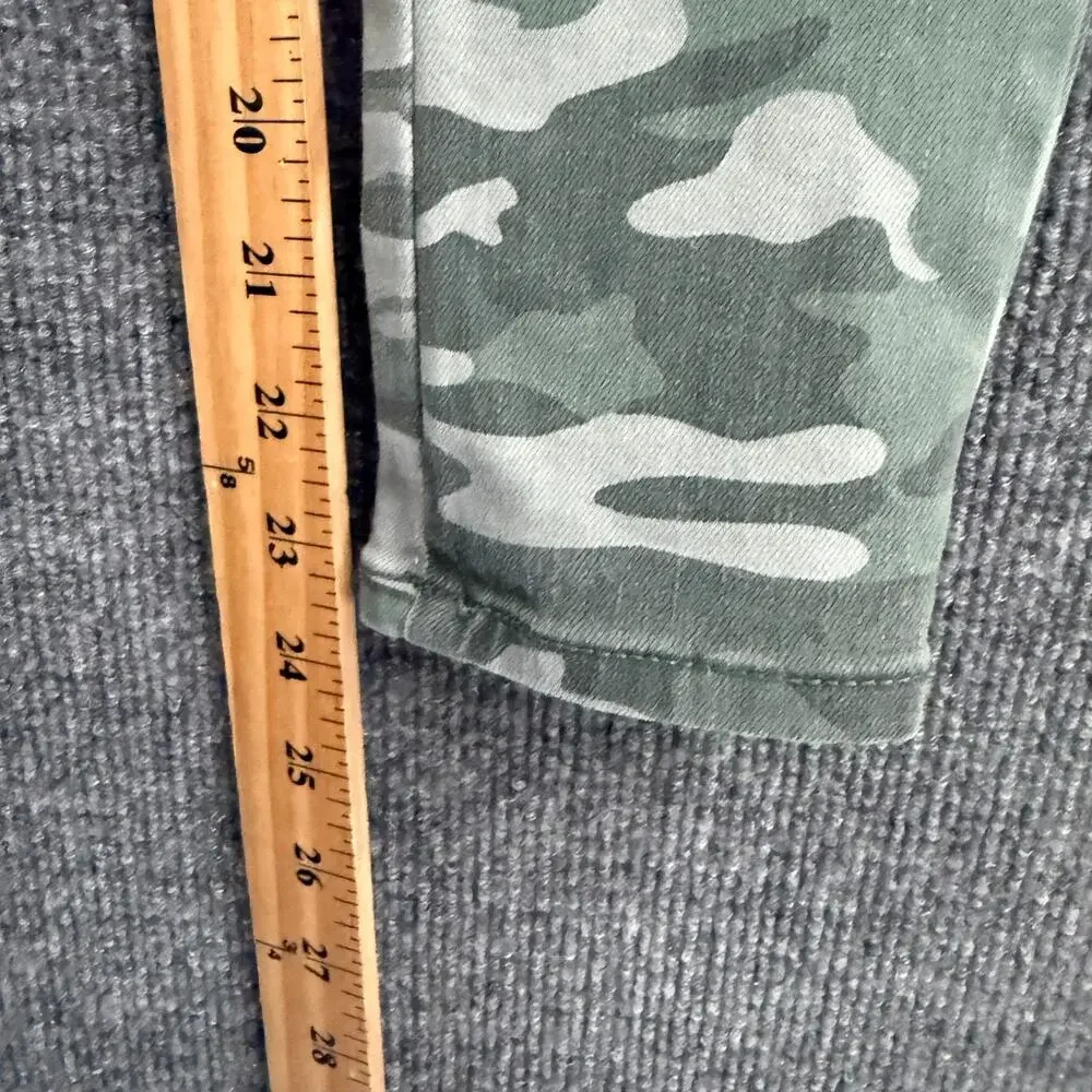 Cat & Jack Girls Camouflage Camo Jeggings Size 10 Stretch Adjustable Waist